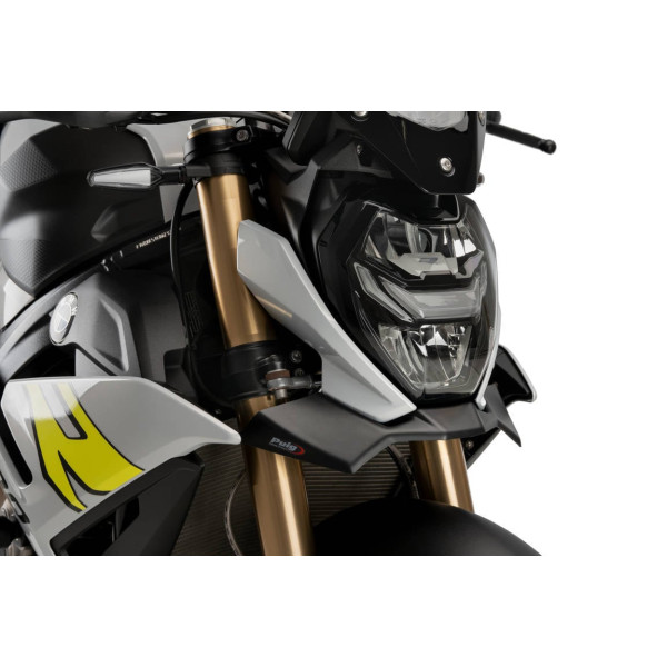 Puig Puig front downforce wings | matte black | bmw s1000r 2021>current